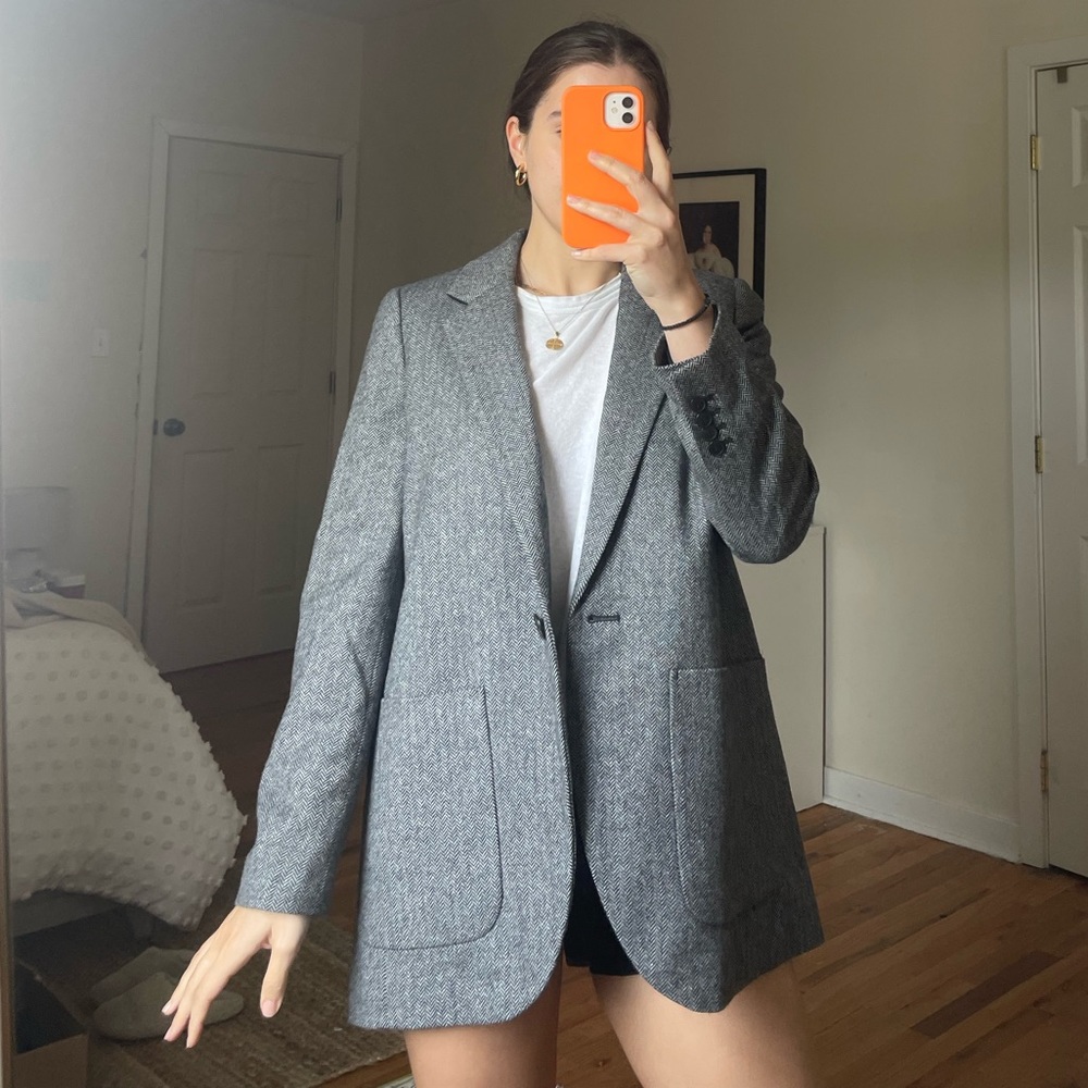 Madewell Caldwell Black and Grey Toot hound Blazer
